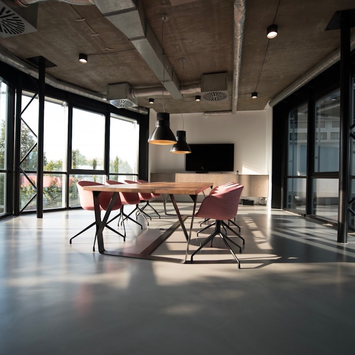 Conference Room Partition — Frosted glass